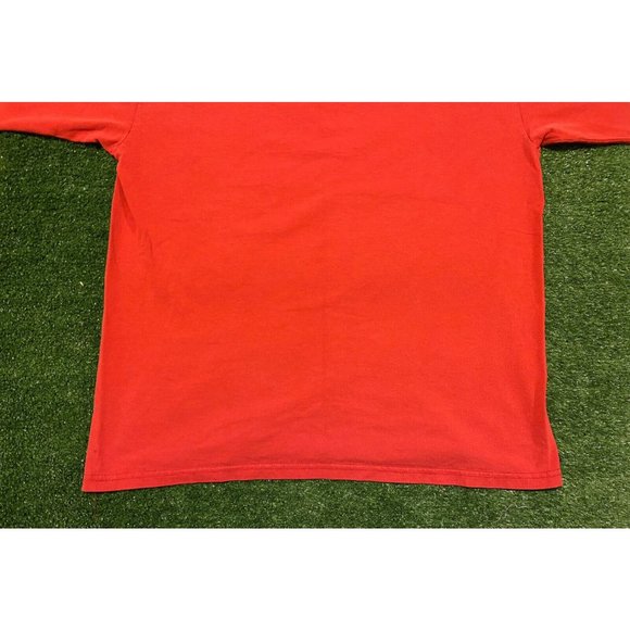 Vintage 90s Nike Air Just Do It center swoosh long sleeve t-shirt XL red - Picture 11 of 15